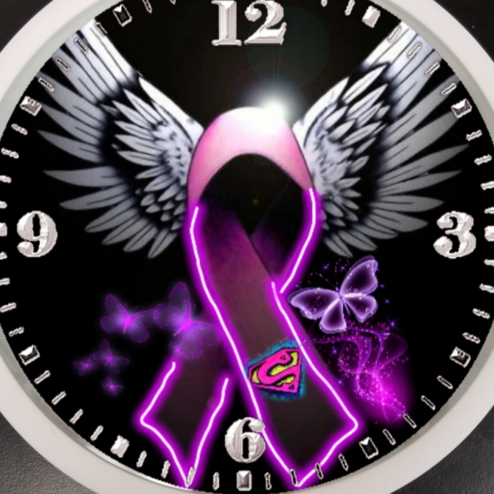 Fighting Angel clock